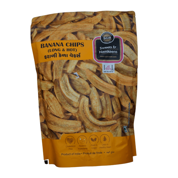 SGB Banana Chips Long, 200g - jaldi