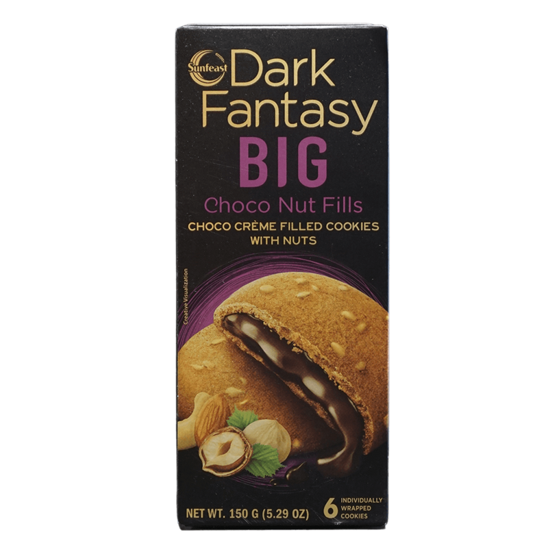Sunfeast Dark Fantasy Big Choco Nut Fiils, 150g - jaldi