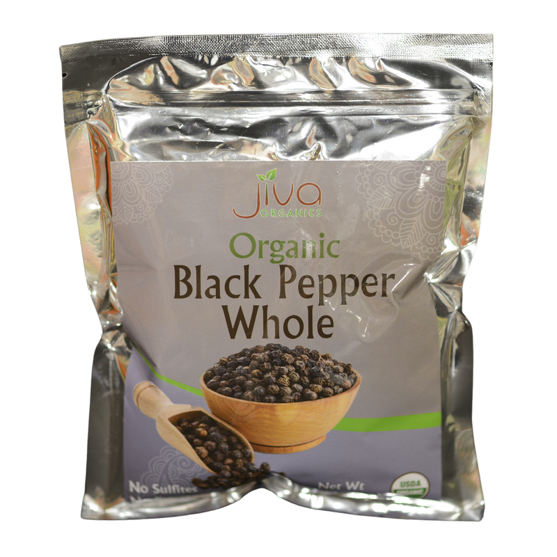 Jiva Organic Black Pepper Whole, 16oz