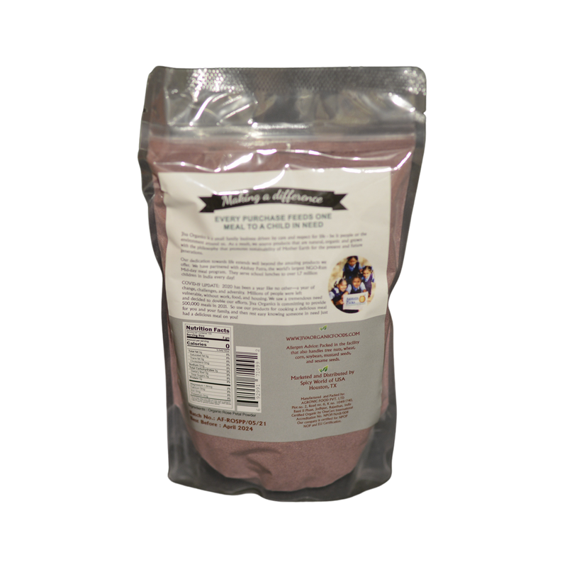 Jiva Organic Rose Petal Powder, 200g