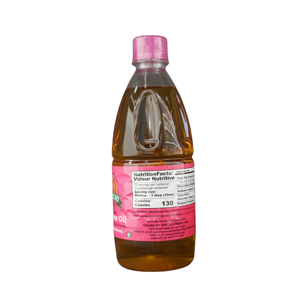 Laxmi Sesame Oil, 17oz