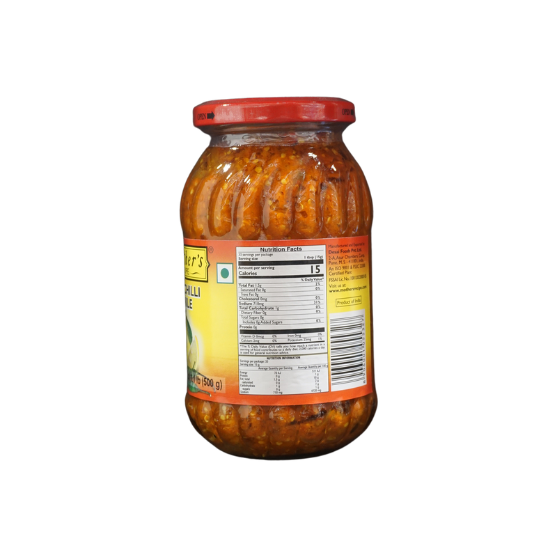 Mother's Recipe Pickled Lime & Chilli, 500g