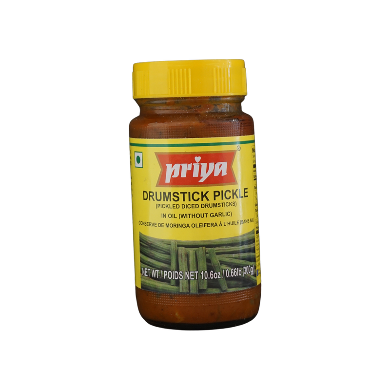 Priya Drumstick Pickle Without Garlic, 300g