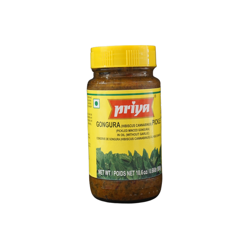 Priya Gongura Pickle Without Garlic, 300g
