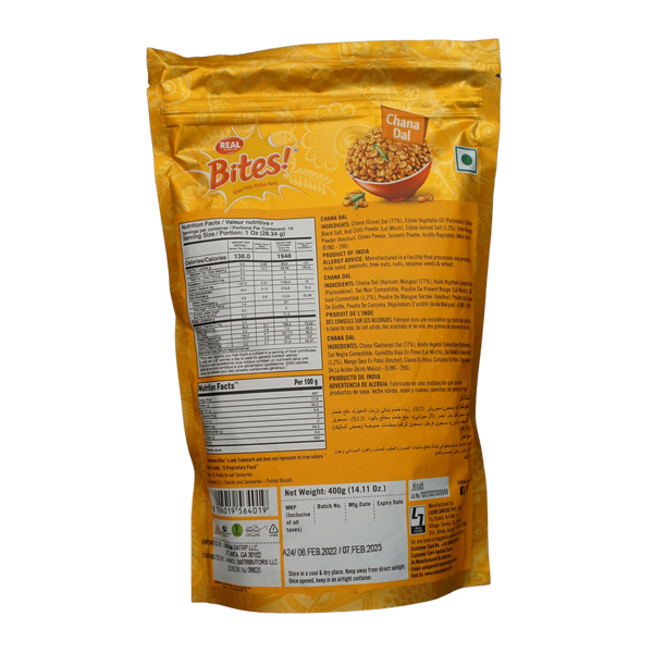 Real Bites Chana Dal, 400g