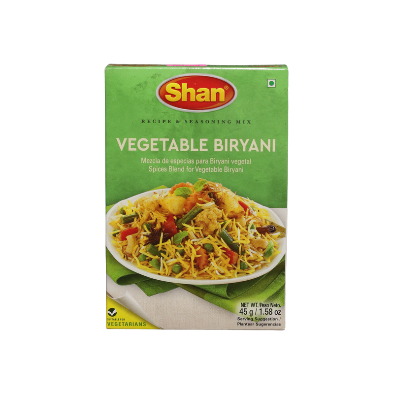 Shan Vegetable Biryani Masala, 45g