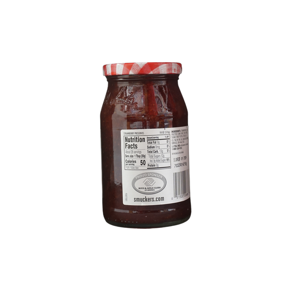 Smuckers Strawberry Jam, 510g