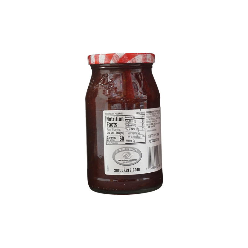Smuckers Strawberry Jam, 510g