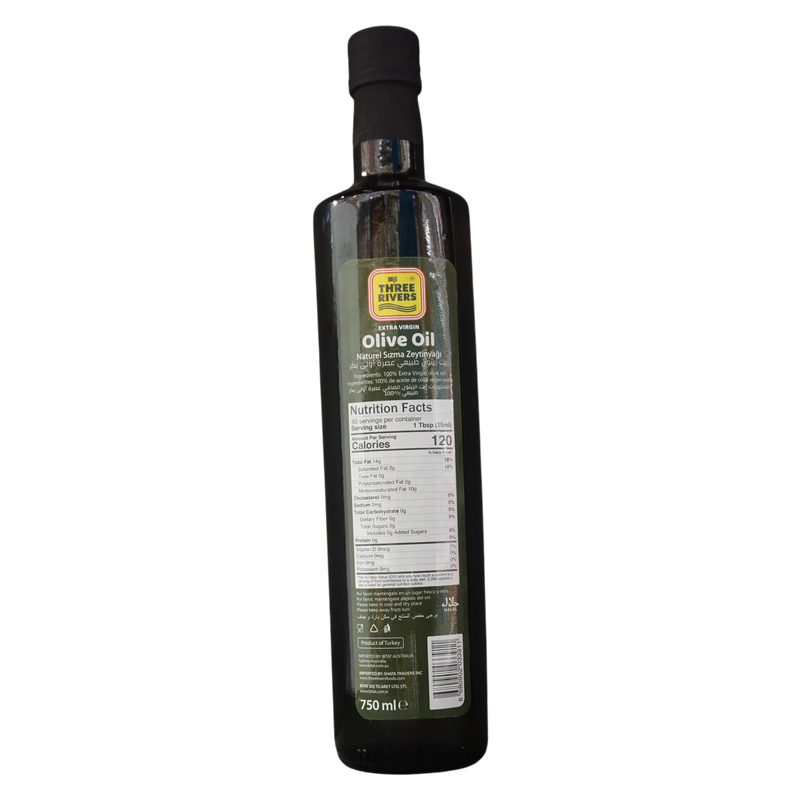 Three Rivers Extra Olive Oil, 750ml