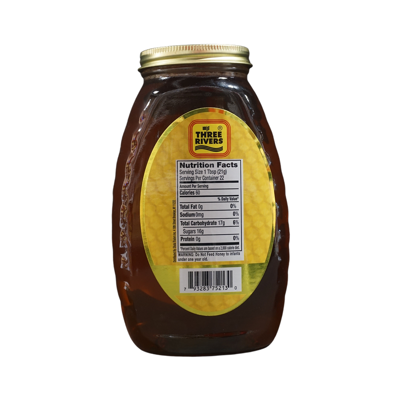 Three Rivers Pure Honey, 32oz